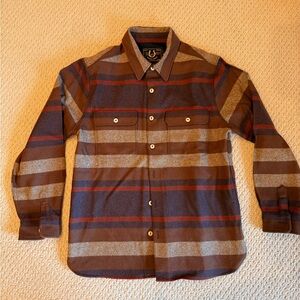 Freenote Cloth Benson Brown stripe Overshort size M